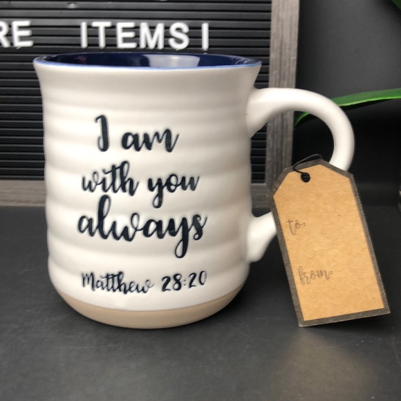 New “ I am with you always “ inspirational mug - Picture 2 of 8